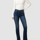 Hudson - Barbara High-Rise Baby Bootcut Jean w/ Slit Hem