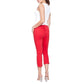 Charlie B - Asymmetrical Hem Twill Pants