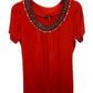 600 West - Women Short Sleeve Beaded Tee