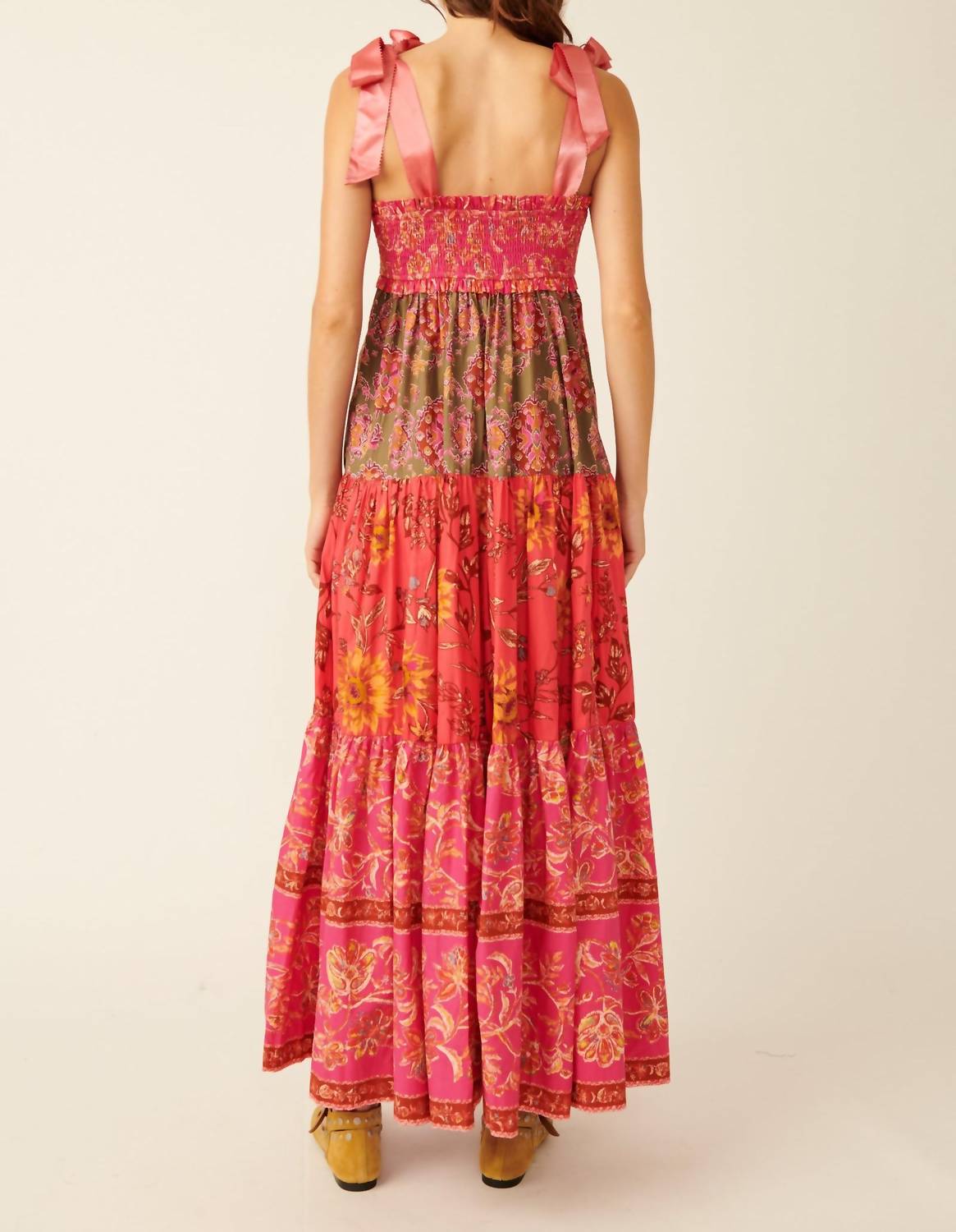 Free People - Smocking Maxi Dress