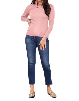 Lamade - BLUSA ANDRE MANGA LONGA COM BOTÃO GOLA ALTA