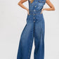 Bluivy - Denim Sleeveless Jumpsuit
