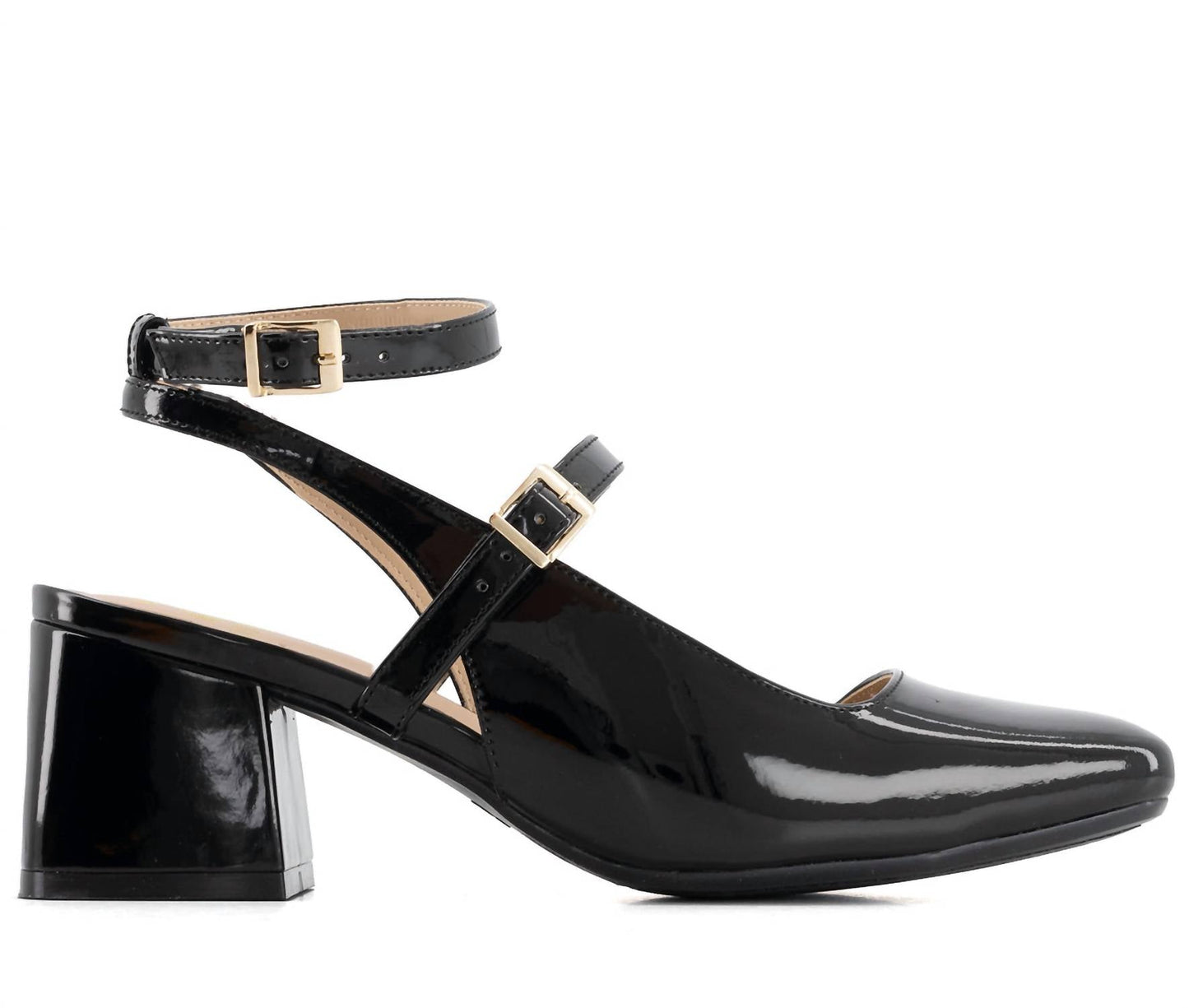 Andrea - Women's Patent Leatherette Pumps