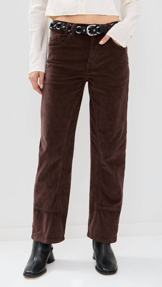Free People - Risk Taker Mid-rise Cord Jeans