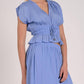 Elan - V-neck Rufle Top