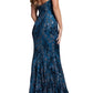 Jovani - one shoulder sequin gown