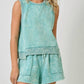 Mystree - Bowie Sleeveless Terry Top