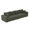 4 Seat Sofa, Modern Comfy Upholstered Sofa Cloud Couch, Deep Seat Couches With Soft Pillows