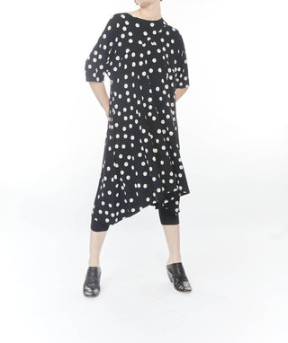 Matthildur - Vestido Midi Florence com bolinhas