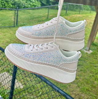 Gabby - Tênis Feminino com Strass para o Dia a Dia