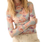 Promesa - Floral Mesh Top