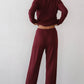 Donni. - Sweater Rib Simple Pant