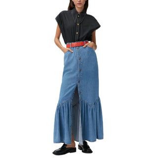 Ganni - Saia longa jeans