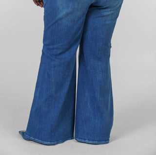 Nydj - Mia Palazzo Jeans com cintura alta - Plus