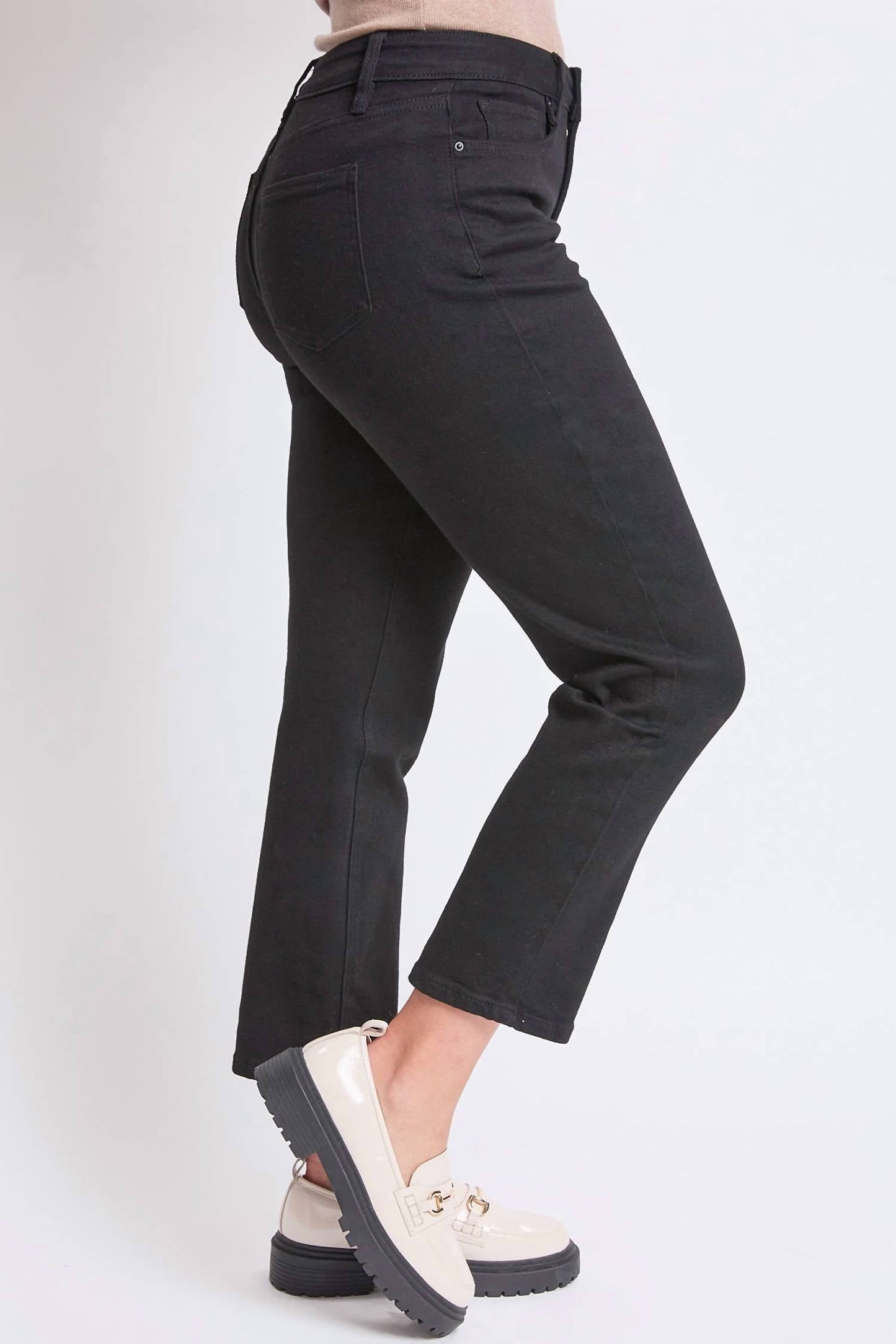 Ymi - Missy Vintage High Rise Slim Straight Jeans