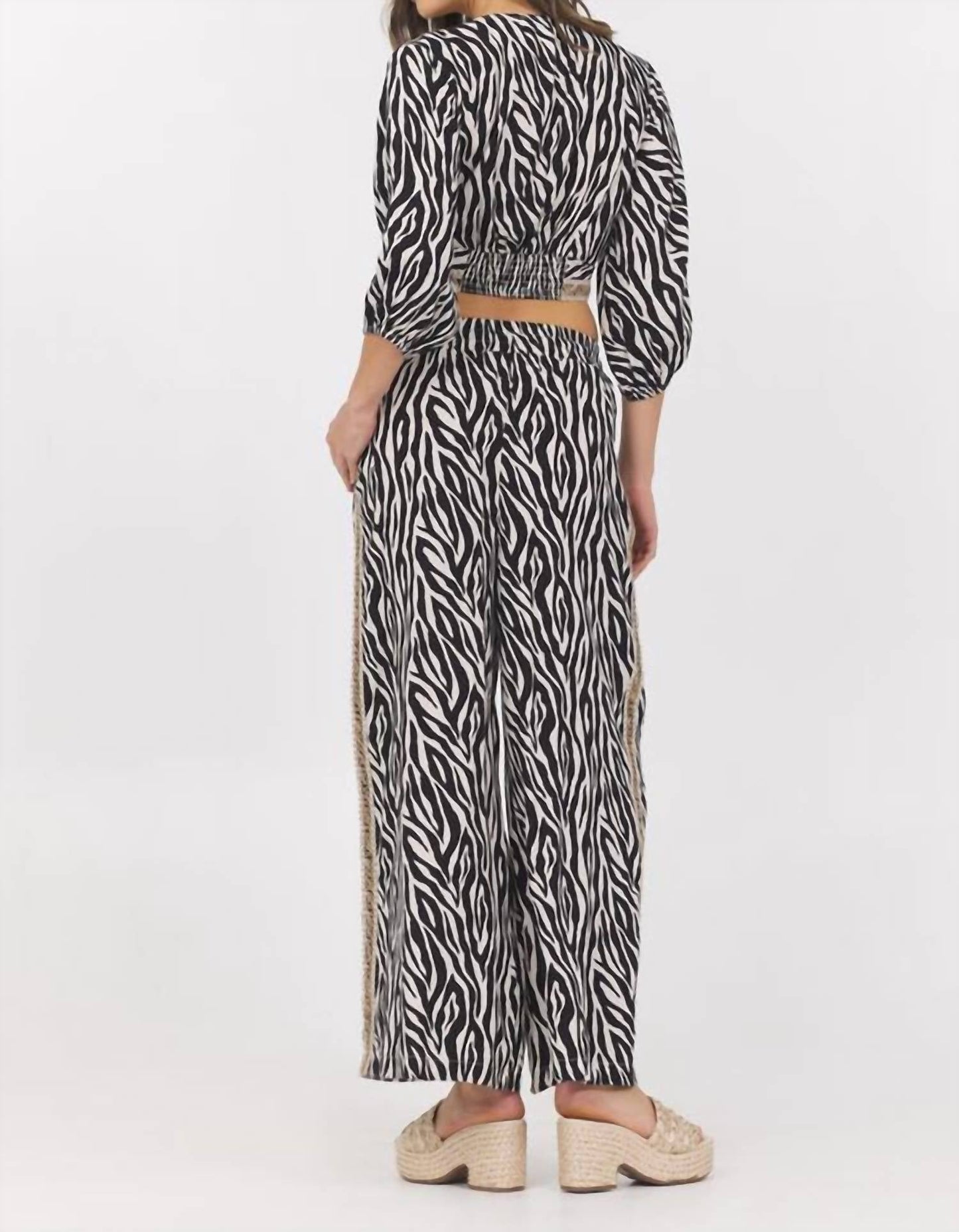 Vintage Havana - ZEBRA PRINT TWIST TOP