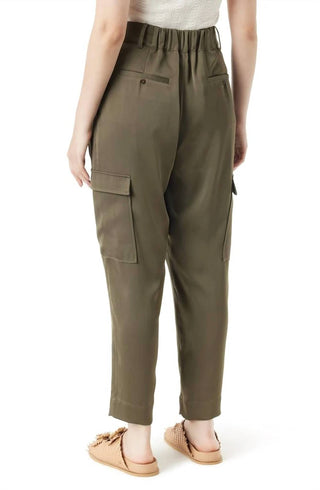 Sam Edelman - Calça Cargo Plissada Afunilada Laila