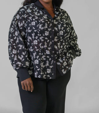 Jill Mcgowan - Camisa de botões Mere Travel Knits - Plus