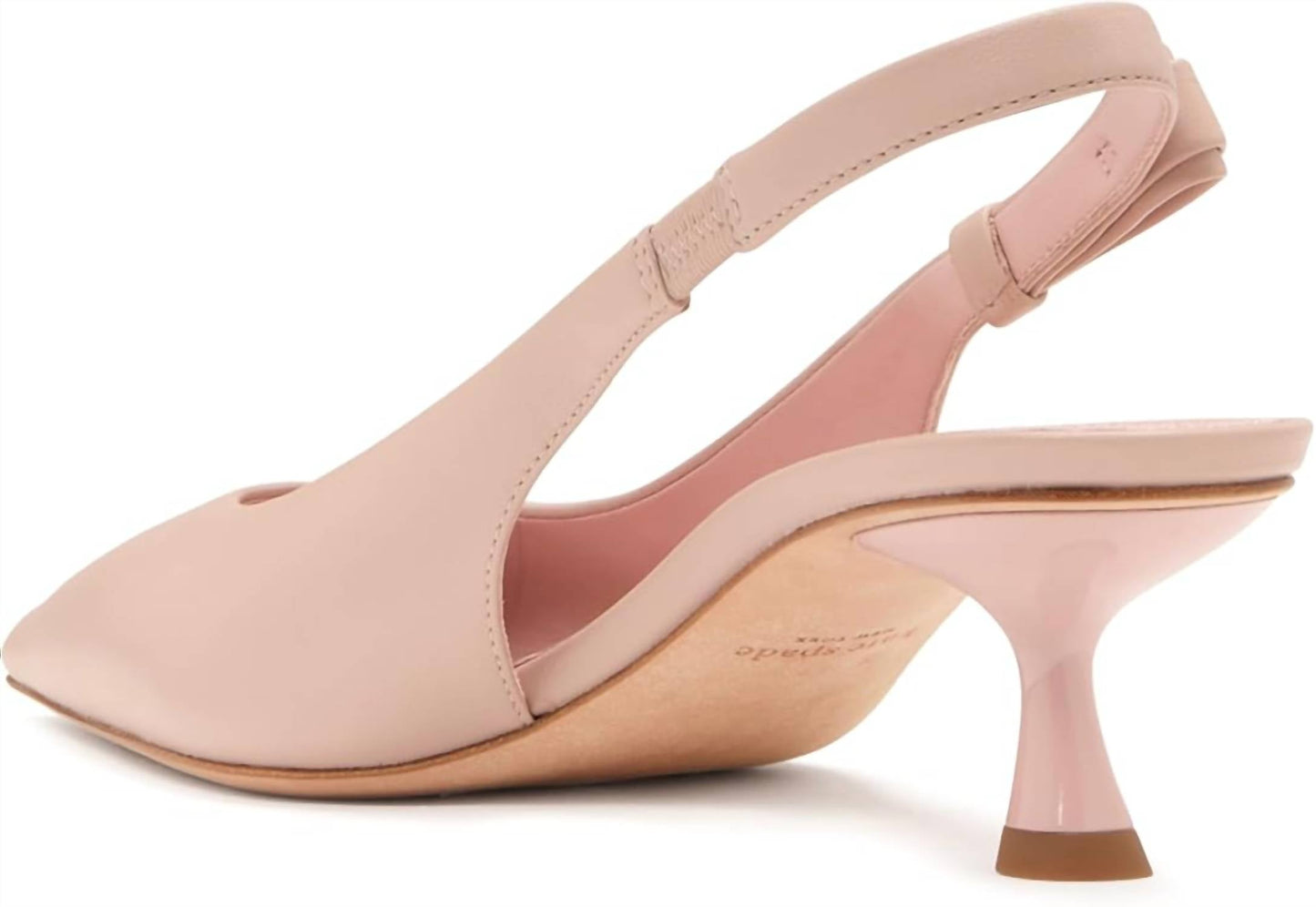 Kate Spade - Women Riley Slingback Smooth Leather Kitten Heel