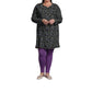 On The Plus Side - Cotton Long Sleeve Sleep Top - Plus