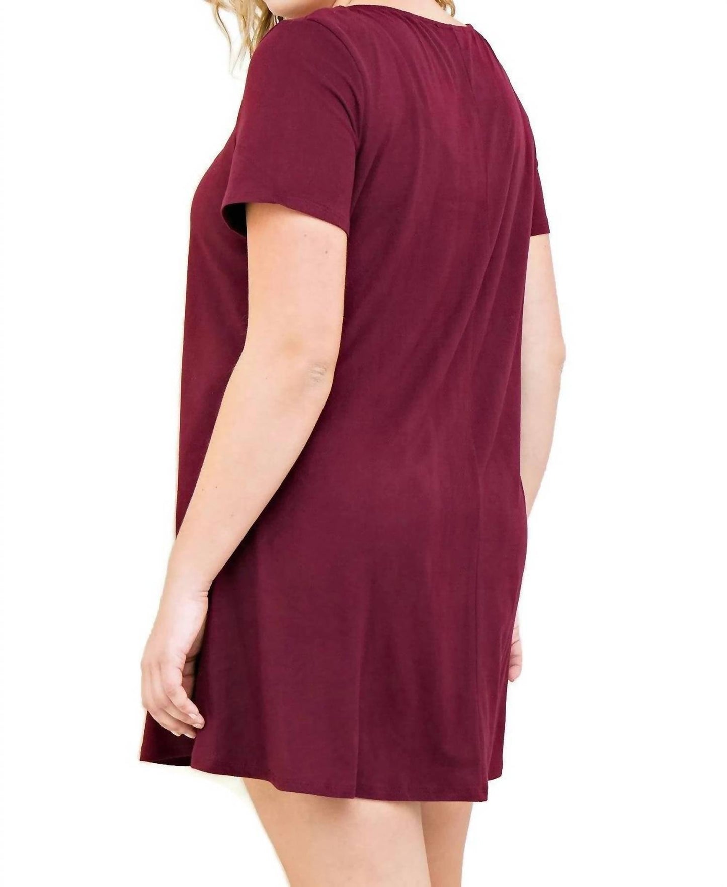 Entro - Modal Strappy Tee Shirt Dress - Plus