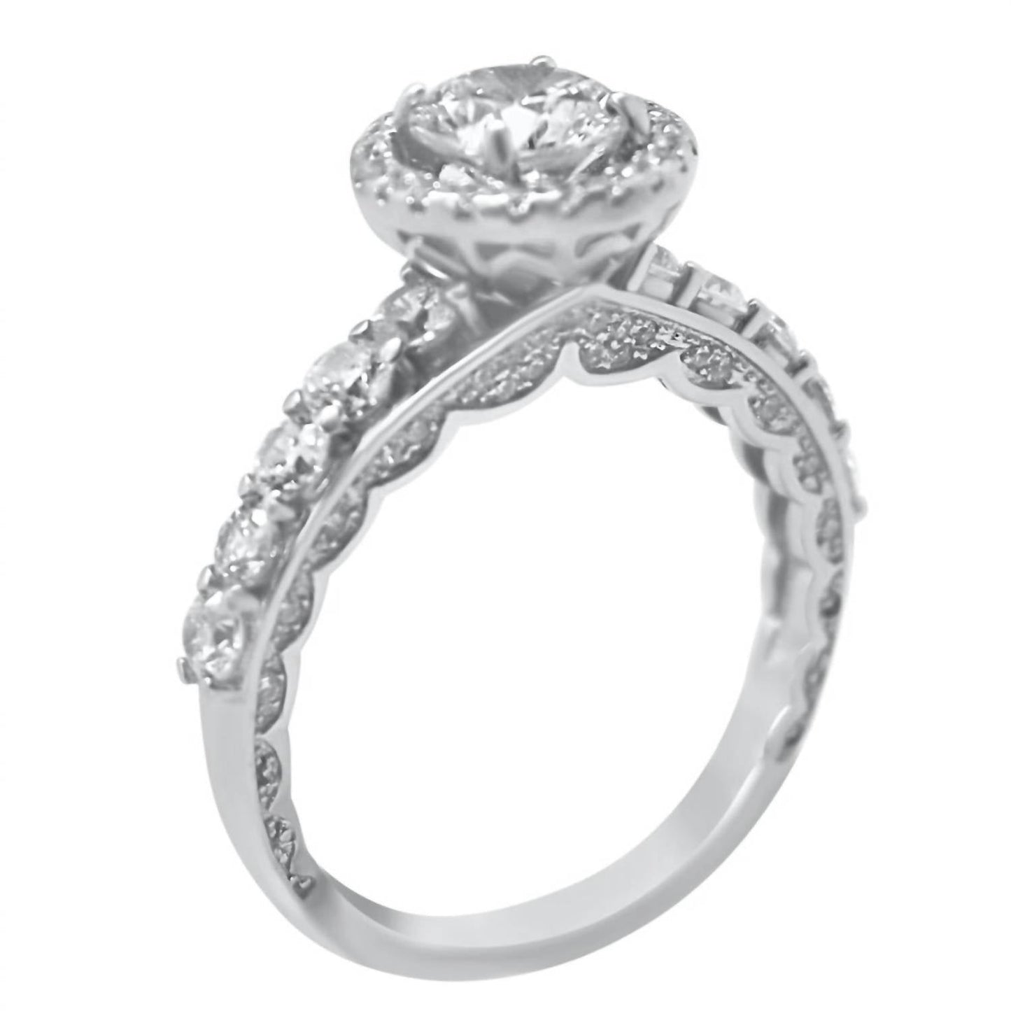 Allyanna Gifts - Women's 1.2ct Moissanite Engagement Ring