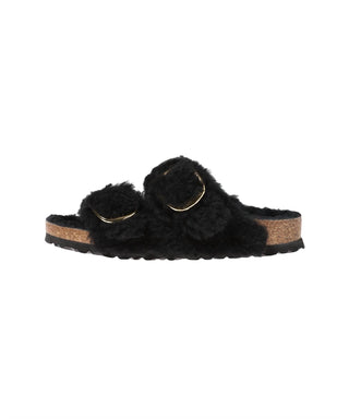 Birkenstock - Pantufa feminina Arizona Big Buckle Teddy Rivet
