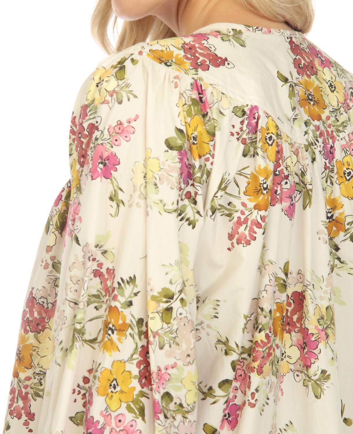 Johnny Was - Jade Love Isabella Floral 3/4 Sleeve Blouse