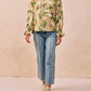 Bibi - Bold Floral Ruffle Details Blouse