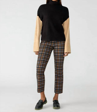 Santuário - Legging Carnaby Kick Crop de cintura semi-alta