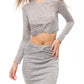 Kendall + Kylie - Knotted Pencil Skirt
