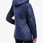 London Fog - Zip Front Hooded Quilted Jacket