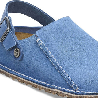 Birkenstock - Chinelo de couro Lutry Premium Suede feminino