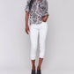 Charlie B - Cotton Gauze Half Button Blouse
