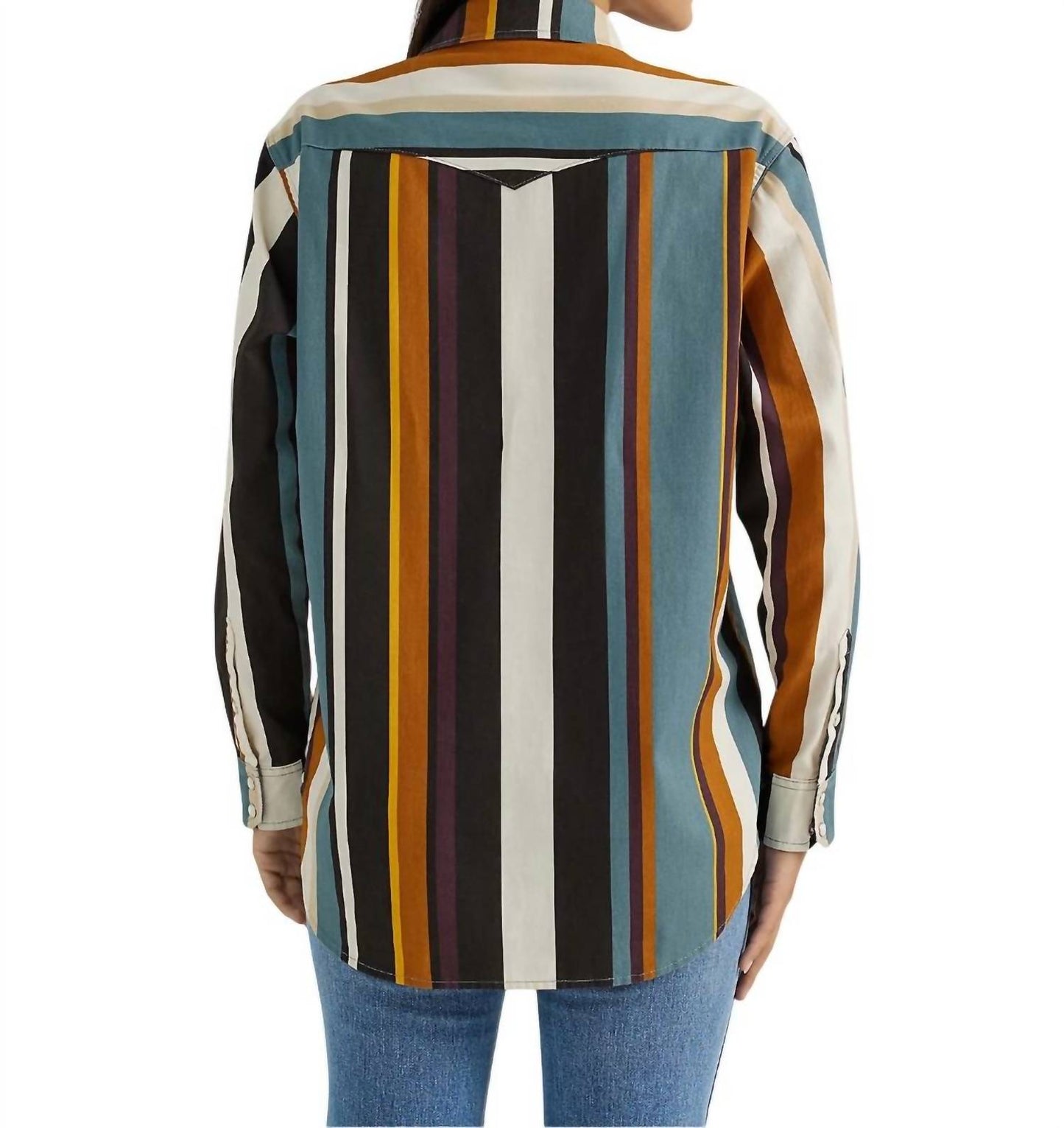 Wrangler - Brushpopper Stripe Cowboy Snap shirt