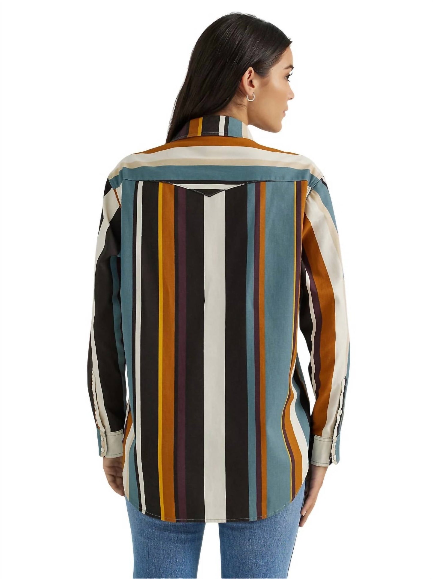 Wrangler - Brushpopper Stripe Cowboy Snap shirt