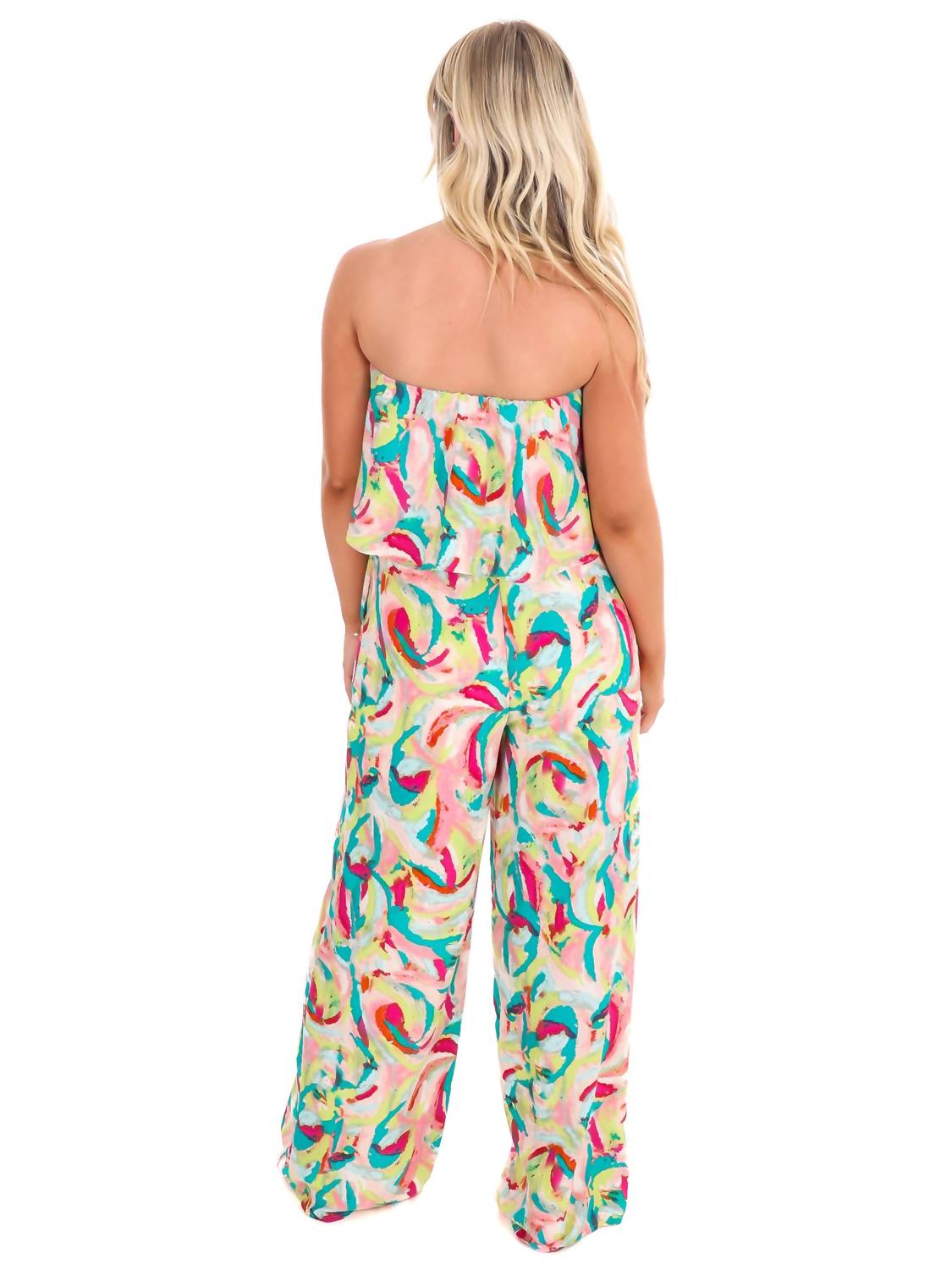 She + Sky - Eyes on You Print Jumpsuit