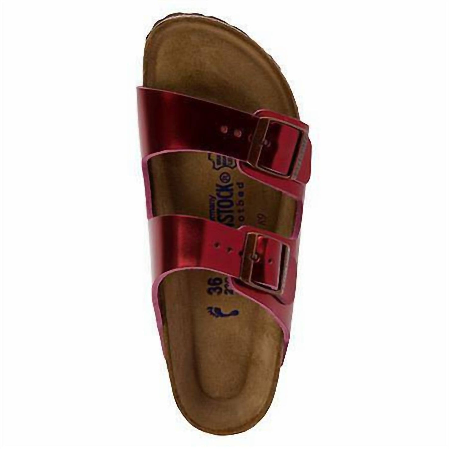 Birkenstock - Women's Arizona Metallic Leather Soft Footbed