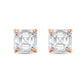 Diana M Jewels - 12.00 Cts Lab Grown Asscher Cut Stud Earrings
