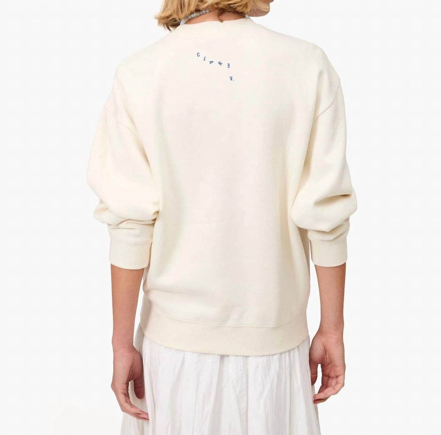 Clare V. - Oversized Crewneck Sweatshirt