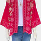Johnny Was - LINEN CROPPED KIMONO DELLA