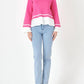 Fashion Go - Pleated Knit Long Sleeve Sweater