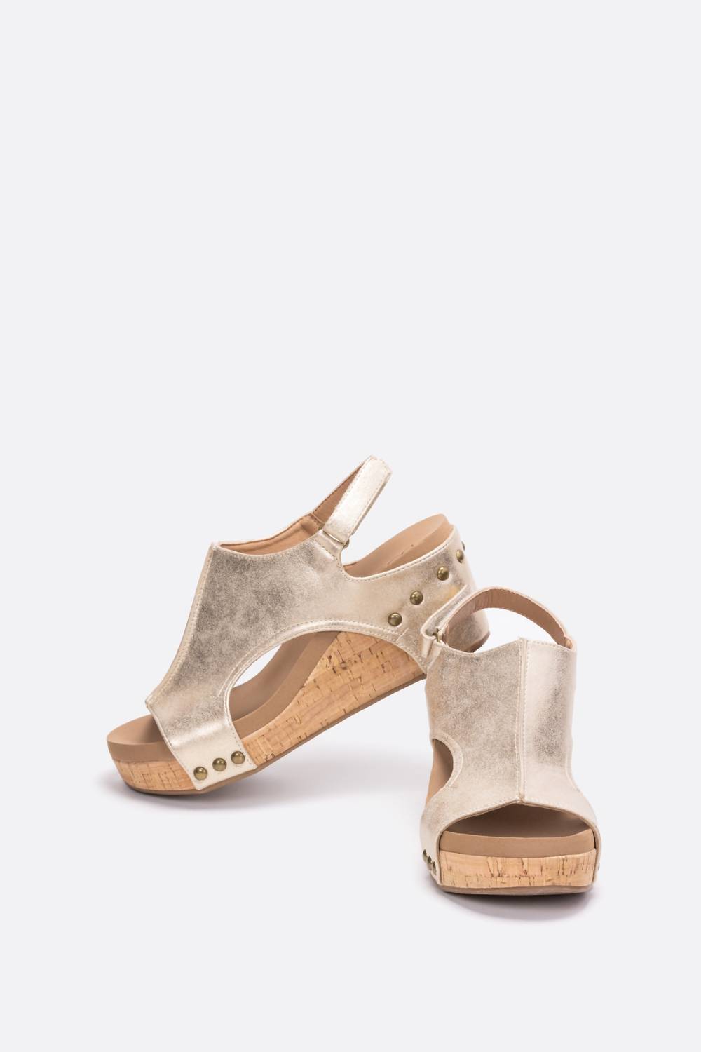 Corkys Footwear - Women's Carley Faux Leather Wedge Sandal