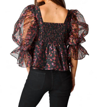 Buddylove - Blusa peplum com manga bufante Pammie