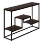 Accent Console Table For Entryway, Multi-Tier Design