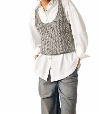 Free People - Camiseta sem mangas High Tide Cable