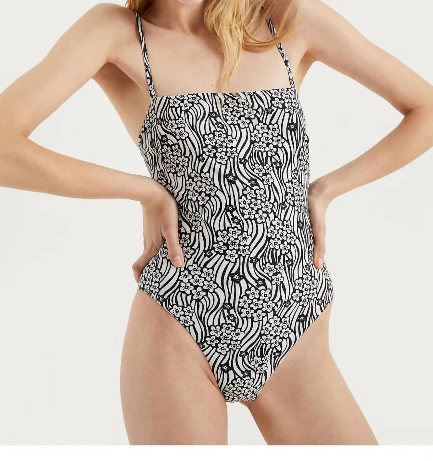 Compania Fantastica - Floral Print Swimsuit