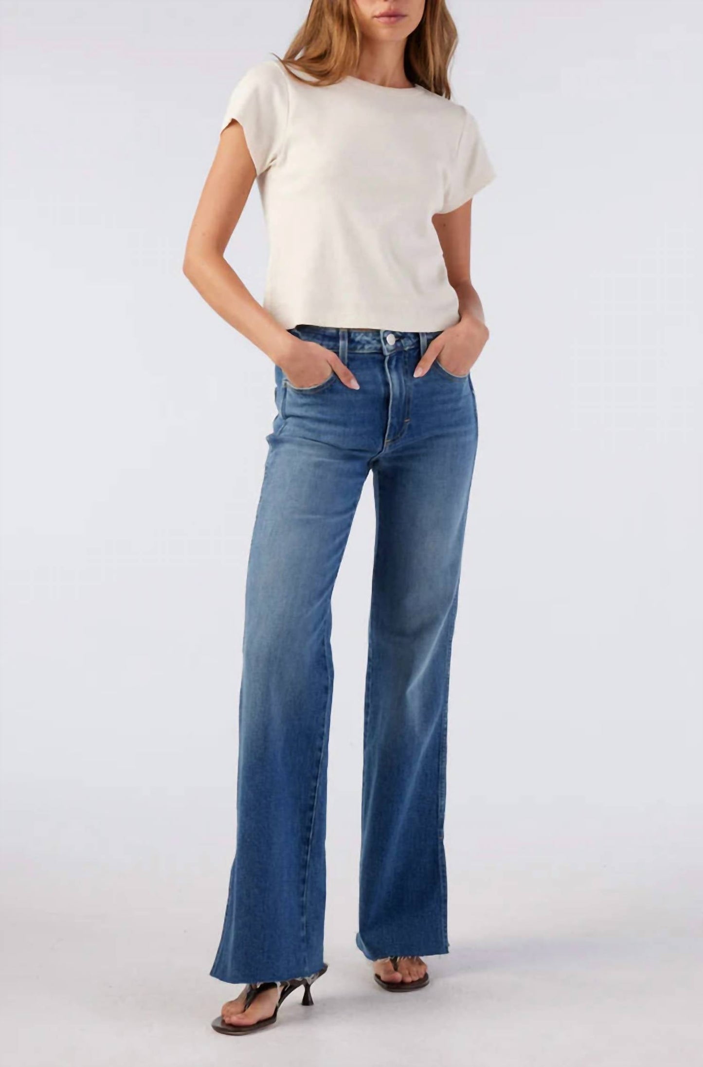 Amo - Georgia Split Flare Jean