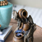 Decorative 3 Tier Water Fountain With Pot Design - Brown