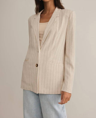 Z Supply - Blazer Livingston Risca de Giz